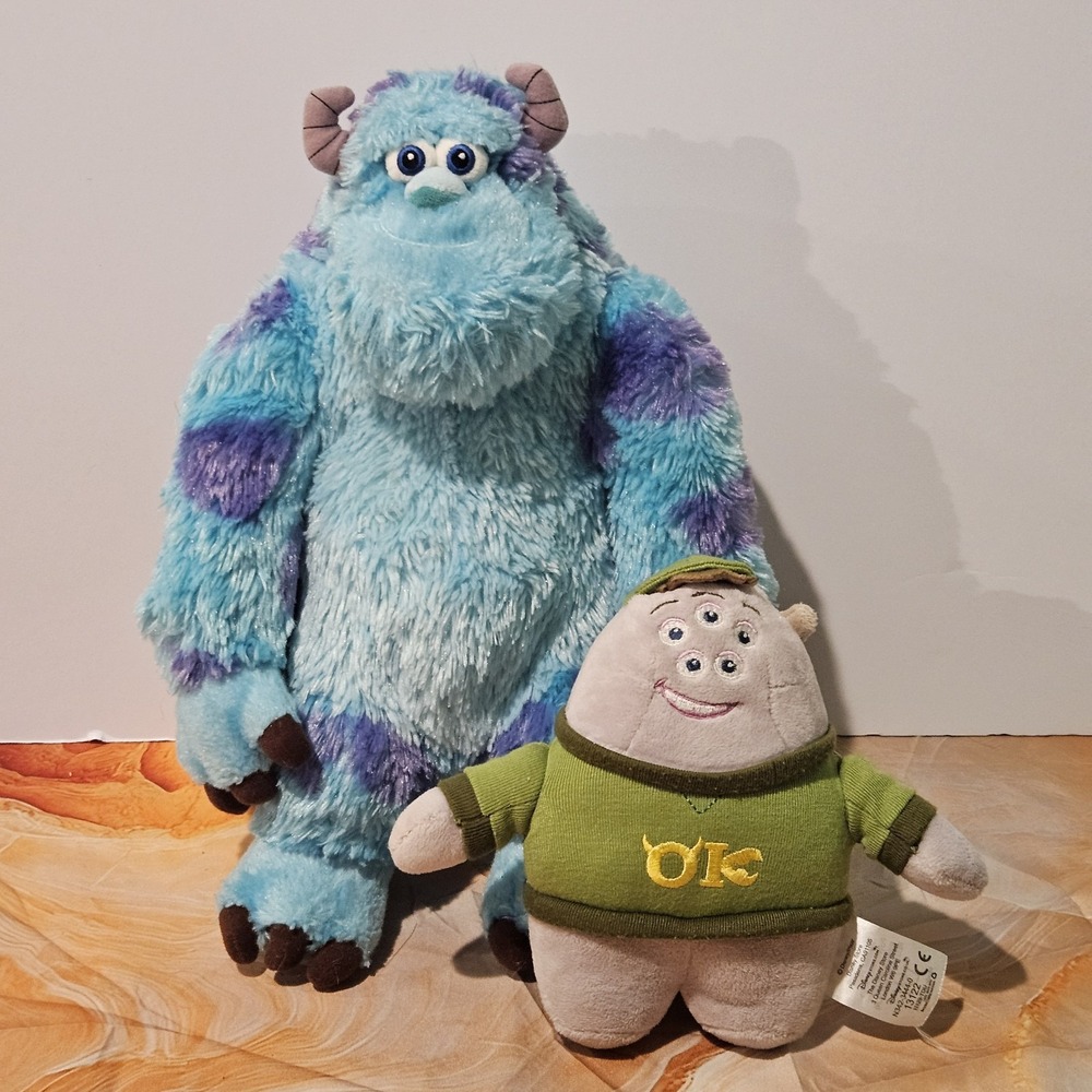 Disney Monsters University Sulley Squishy Plush Lot Pixar 15" Oozma Kappa